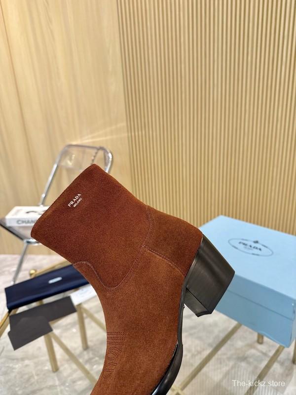 Prada Classic Pointed Boots 2025 SS Collection - L Y00330