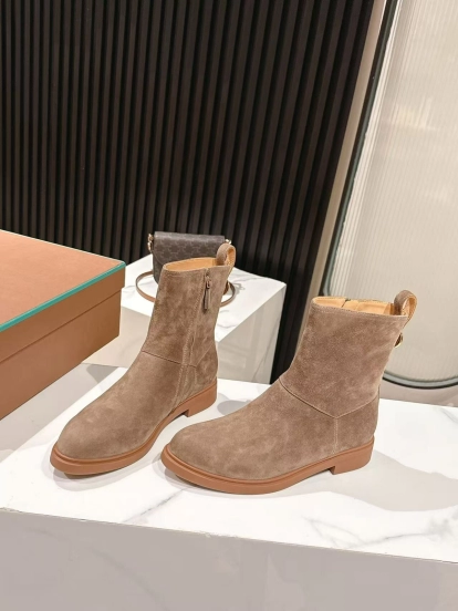 Loro Piana Fall/Winter 2025 Classic Old Money Style Ankle Boots - LY00370/LY00410