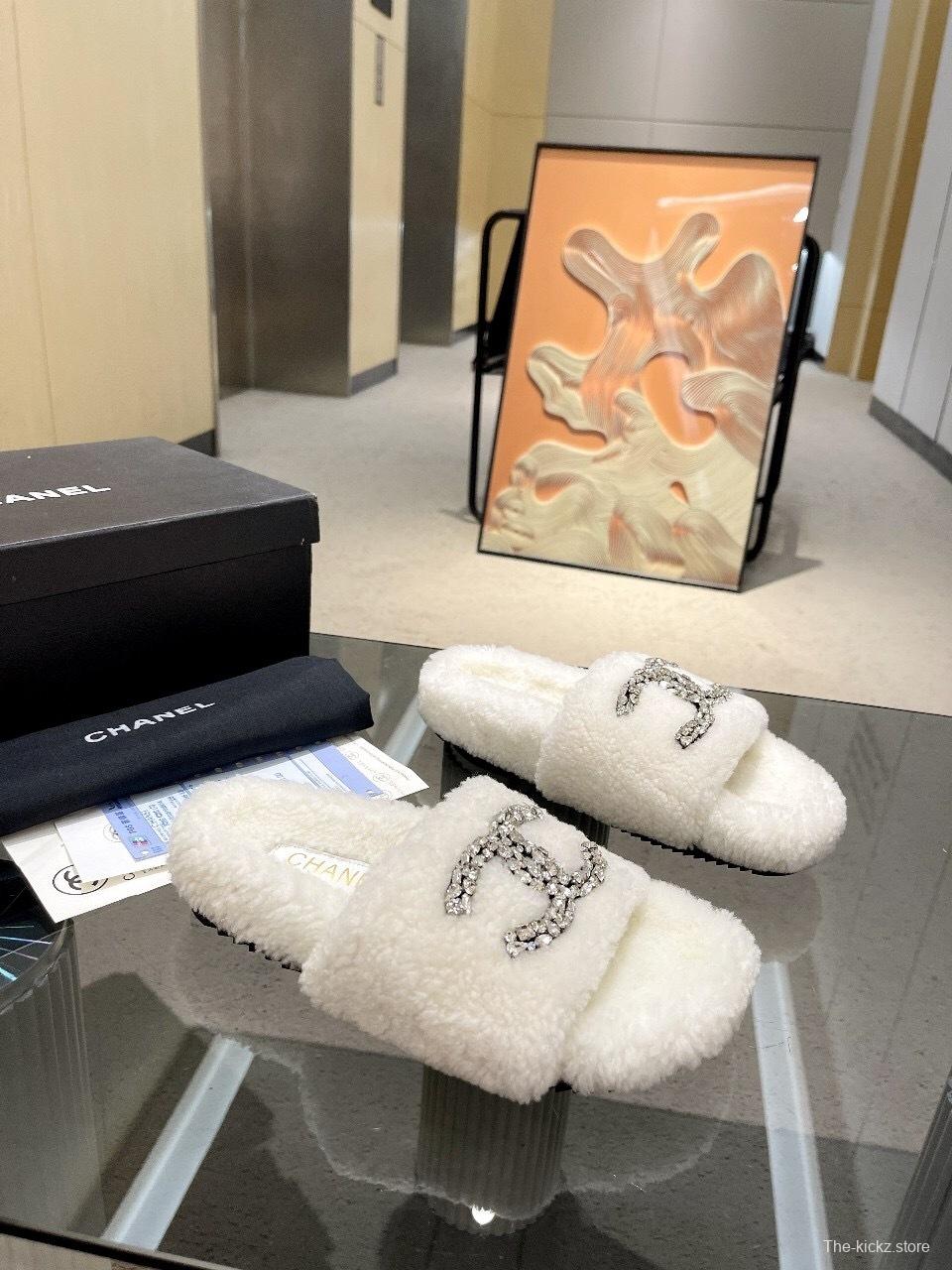 Chanel 2025 SS New Wool Slippers Soft Fine Wool - LY00280