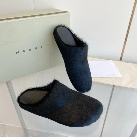 Marni 2025/SS Horsehair Loafer Shoes - LY00