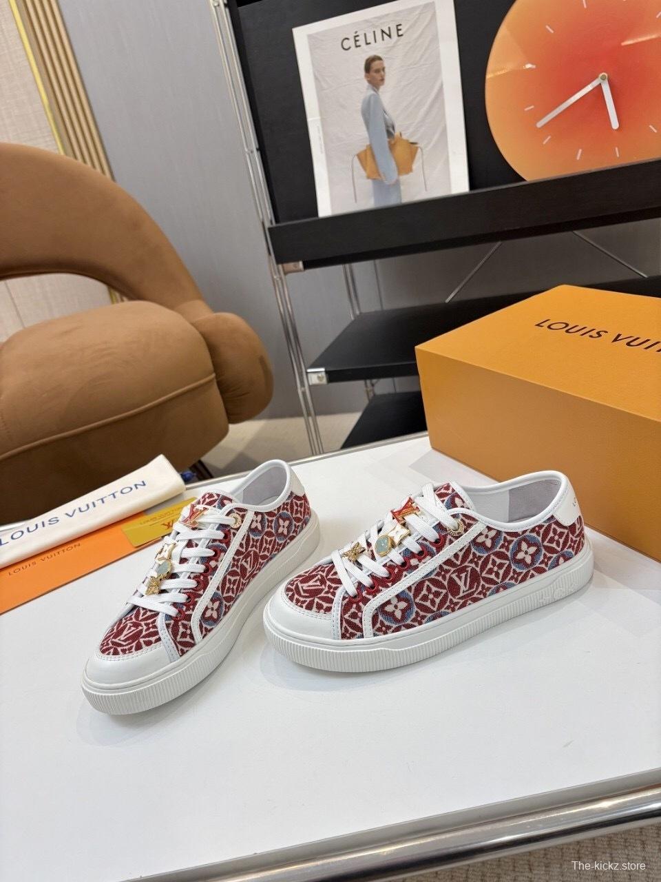 Louis Vuitton Lagoon Series Denim Sneakers with Buckle - AS00300