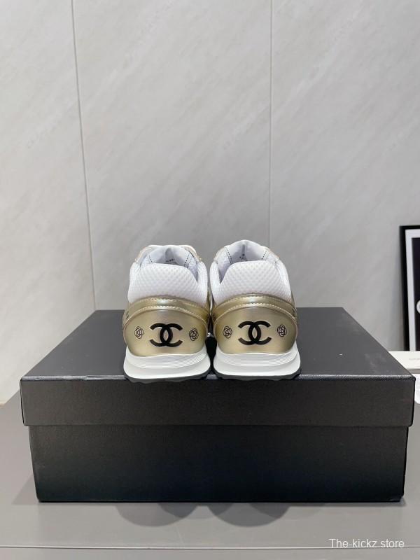 Chanel Silver Horn King II Casual Series Sneakers - KFY00330